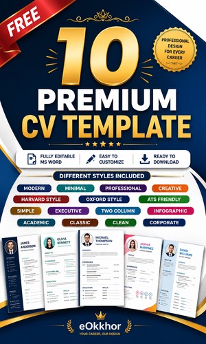 Free 10 Premium CV & Resume Templates